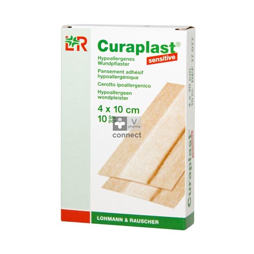 Curaplast Pansement Adhesif 4 X 10 cm 10 Pieces