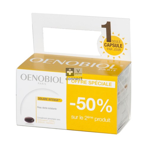 Oenobiol Solaire Intensif 2 x 30 Capsules Prix Promo