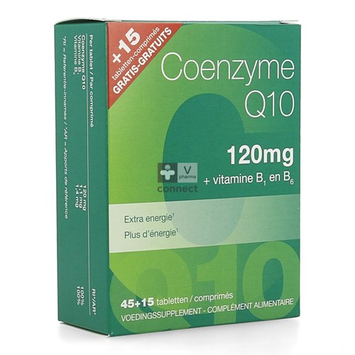 Coenzyme Q10 120mg Tabl 45+15 Gratuit Revogan