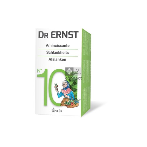 Dr Ernst N° 10 Tisane Amaigrissante 24 Filtrettes