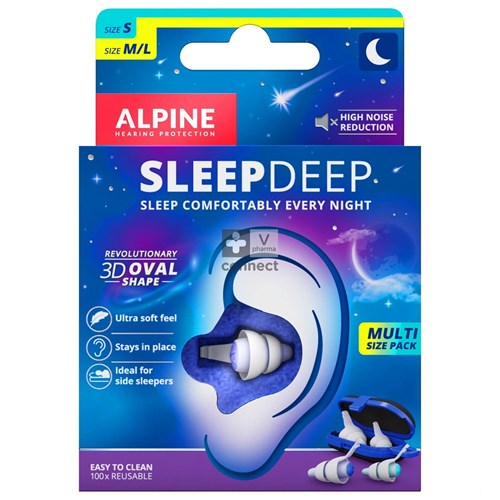 Alpine Sleepdeep Multisize Earplugs Q2