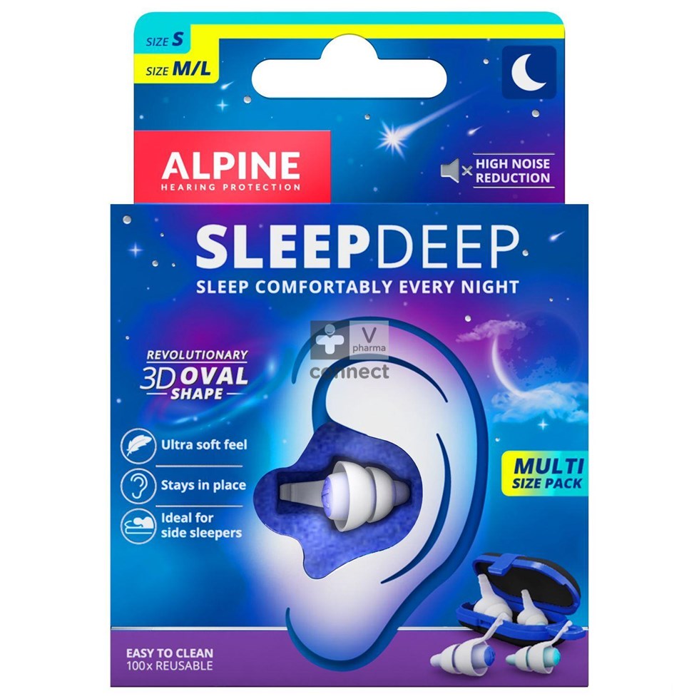 Alpine Sleepdeep Multisize Earplugs Q2