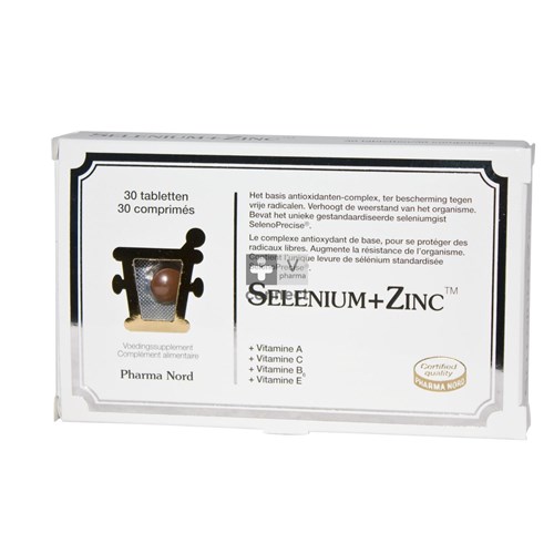 Selenium + Zinc 30 Comprimés Pharma Nord