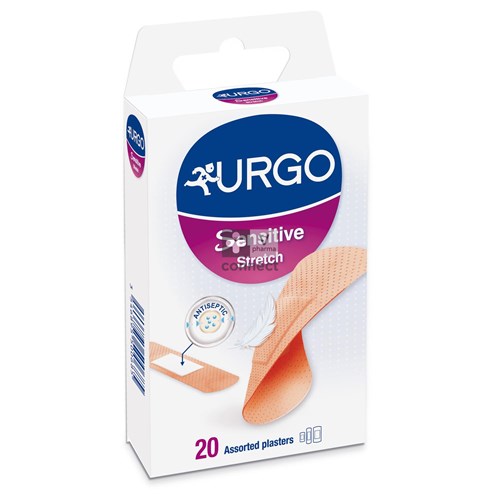 Urgo Sensitive Pleister Stretch 20x72mm+20x40mm 20