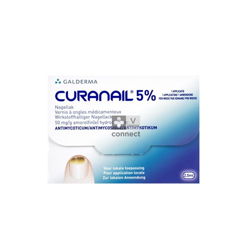 Curanail 5% Nagellak 2,5ml