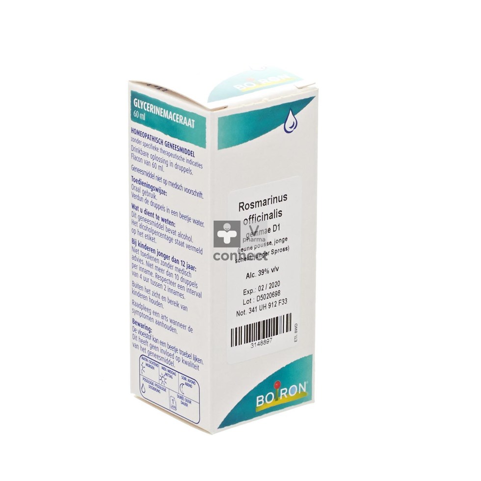 Rosmarinus Officinalis Gemmo D1 60 Ml Boiron