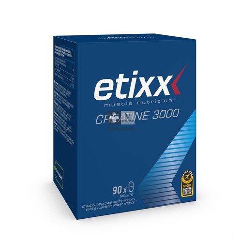 Etixx Creatine 3000 + Taurine 90 Comprimés