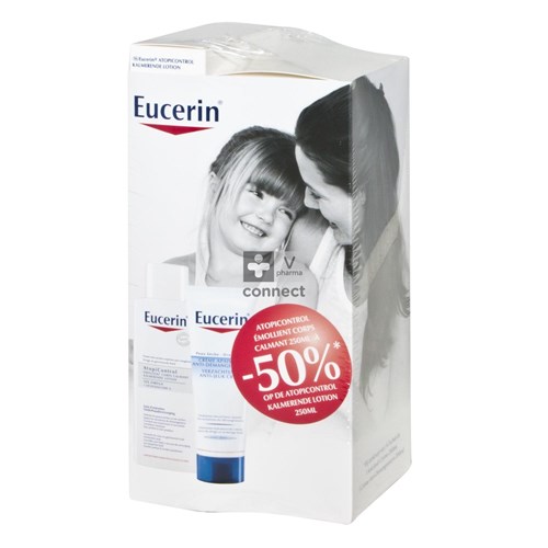 Eucerin Droge Huid A/jeuk Creme 200+lot 250ml -50%