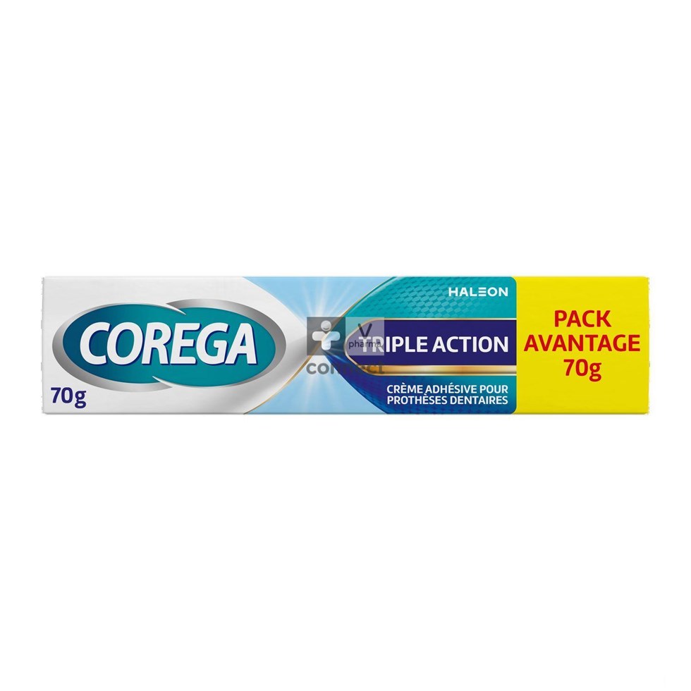 Corega Triple Action Crème Adhesive 70 g
