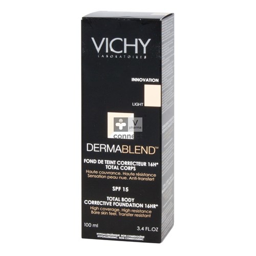 Vichy Dermablend Fond de Teint Correcteur 16H Clair 100 ml