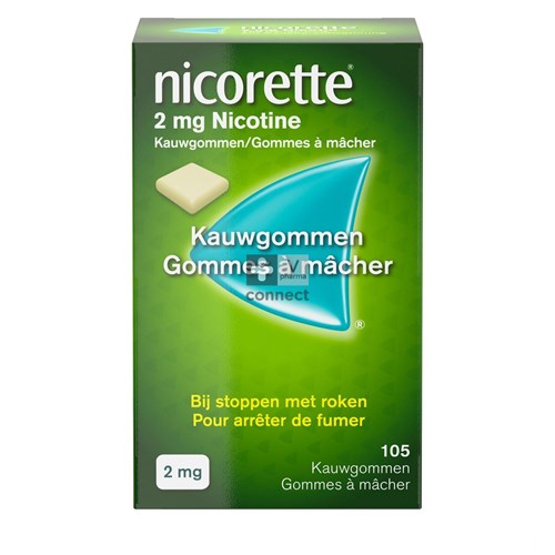 Nicorette Kauwgom 105x2mg