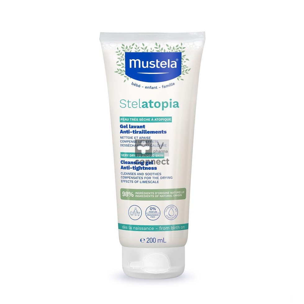 Mustela Stelatopia Gel Lavant 200 ml