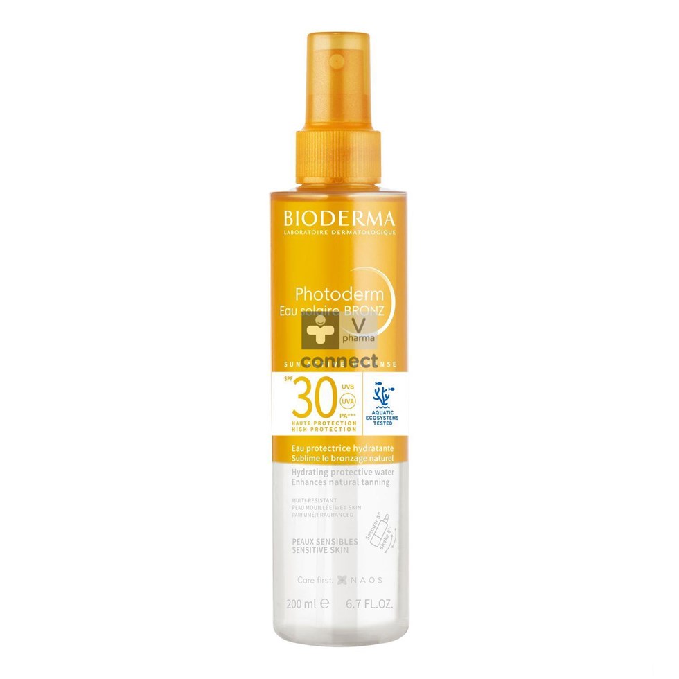 Bioderma Photoderm Eau Solaire Bronzante Spf30 200 ml