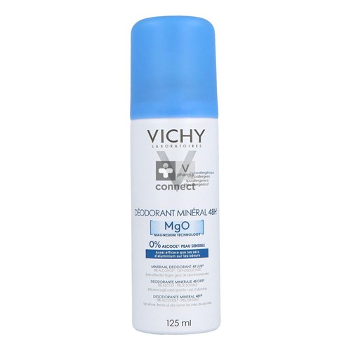 Vichy Deo Mineraal Spray 48u 125ml