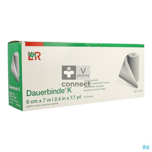 Dauerbinde K 6cm X 7m 1 105904