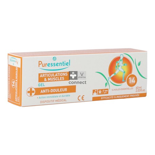 Puressentiel Articulations Gel aux 14 Huiles Essentielles 60 ml