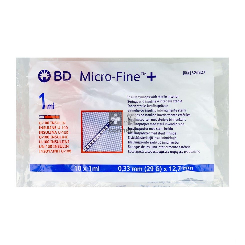 Microfine Ins.spuit 1ml 29g 12,7mm10 324827