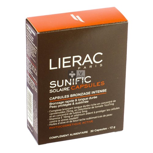 Lierac Sunific Bronzage Anti-Age Hydratation 30 Capsules