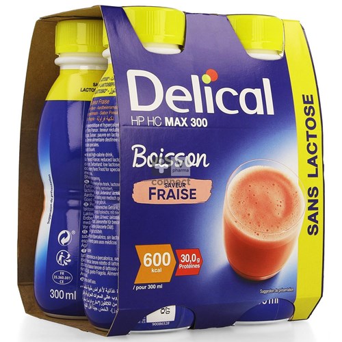 Delical Max 300 Fraise 4 x 300 ml