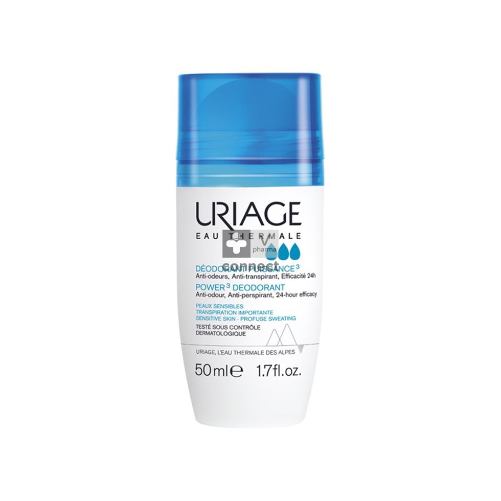 Uriage Déodorant Puissance 3 Roll On 50 ml