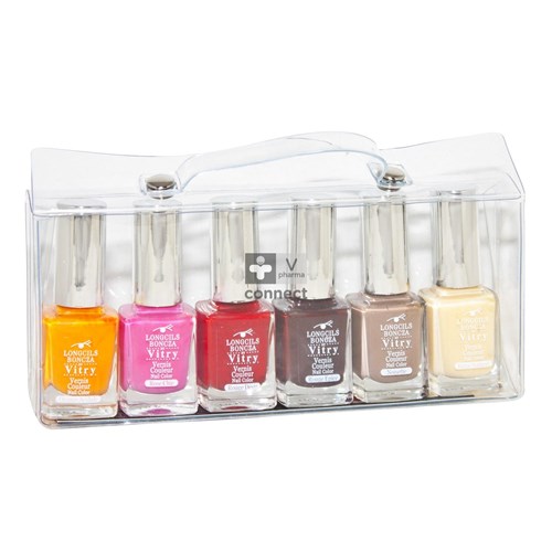 Vitry Longcils Boncza Trousse de 6 Vernis à Ongles