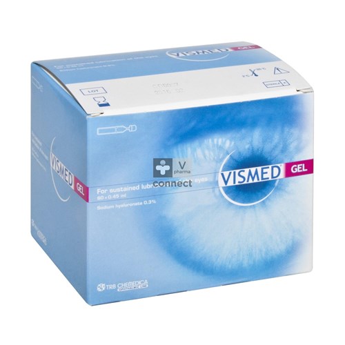 Vismed Gel Bevochtigen Ogen 0,3% Fl 60 X 0,45ml