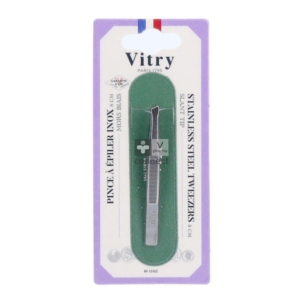 Epileerpincet Schuin Inox