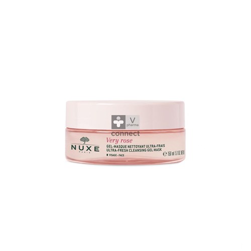 Nuxe Very Rose Gel-Masque Nettoyant Ultra Frais 150 ml