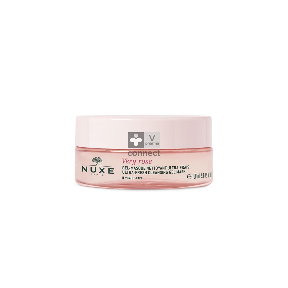 Nuxe Very Rose Gel-Masque Nettoyant Ultra Frais 150 ml