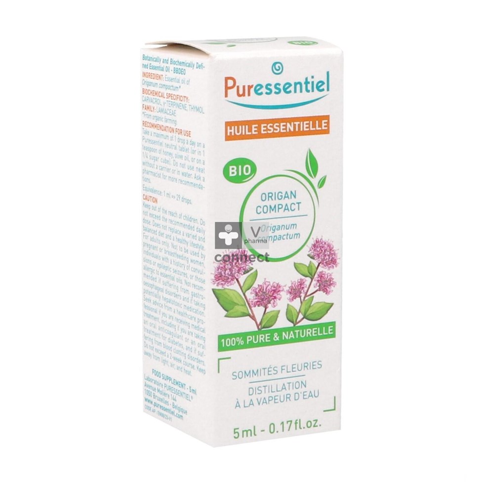 Puressentiel Origan Compact Huile Essentielle Bio 5 ml