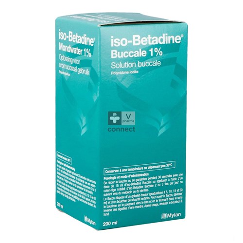 Iso Betadine 1% Nf Mondwater 200ml Ready To Use