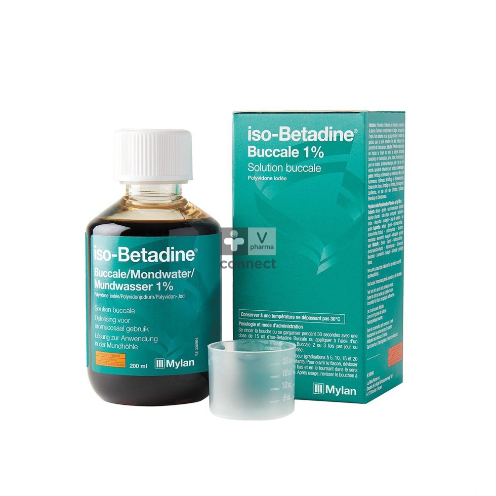 Iso Betadine 1% Nf Mondwater 200ml Ready To Use