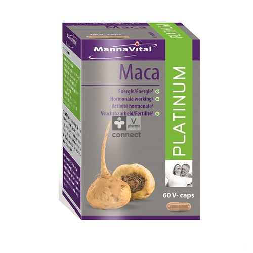 Mannavital Maca Platinum V-caps 60