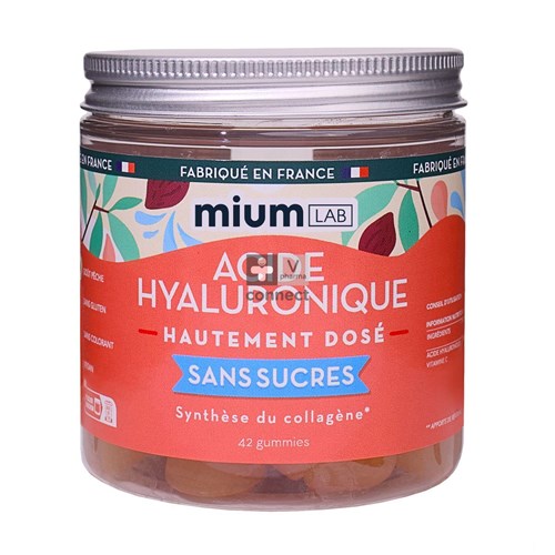 Miumlab Acide Hyaluronique Gommes Sans Sucre 42