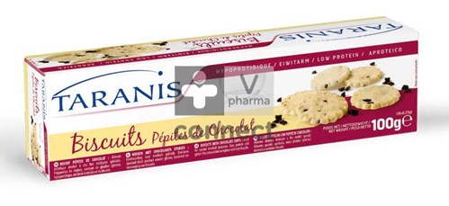 Taranis Koekjes Stukjes Chocolade 100g 4627