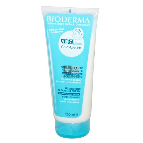 Bioderma ABC Derm Cold Cream Crème Lavante Nourrissante 200 ml