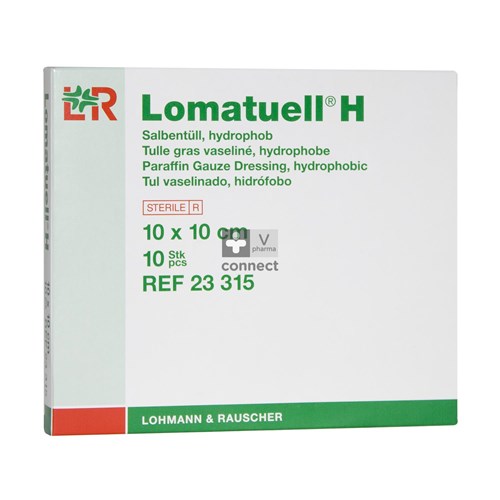 Lomatuell H Kompres Ster 10x10cm 10 23315