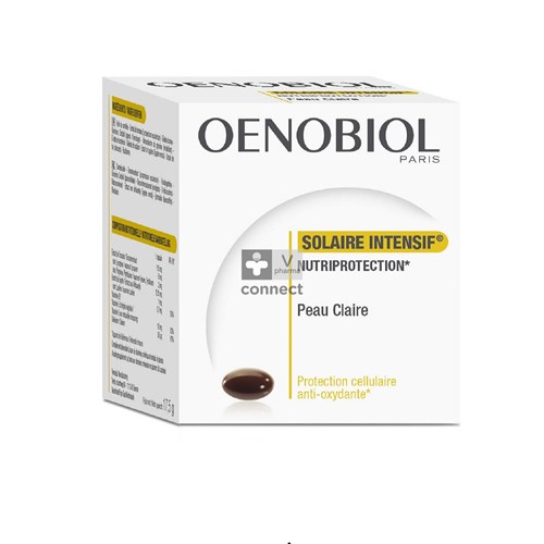 OENOBIOL SOLAIRE INTENSIF GEVOELIGE HUID  30 CAP