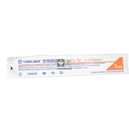 Bd Plastipak Spuit+nld Tuberc.1ml 25g 5/8 1 303175