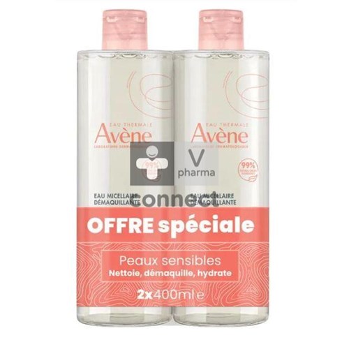 Avene Essentiels Micellair.water Duo2x400ml 2e-30%