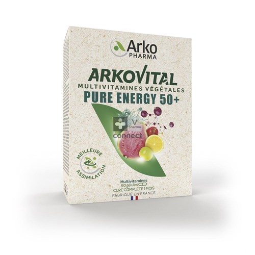 Arkovital Pure Energy 50+  60 Capsules