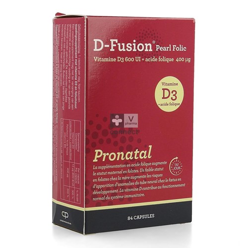 D-Fusion Pearl Folic 84 Capsules