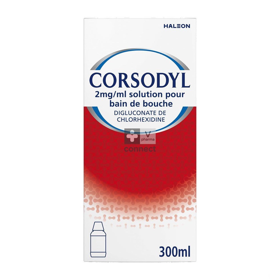 Corsodyl 2mg/ml Mondspoeling Oplossing 300ml