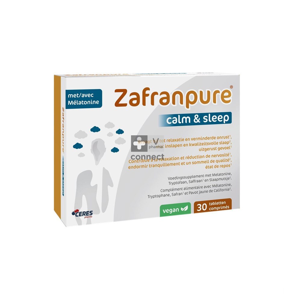 Zafranpure Calm & Sleep 30 Comprimés