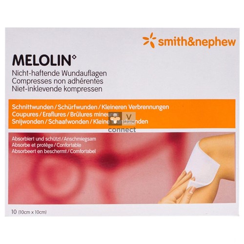 Melolin Compresses 10cmx10cm  10 Pieces  R.30261