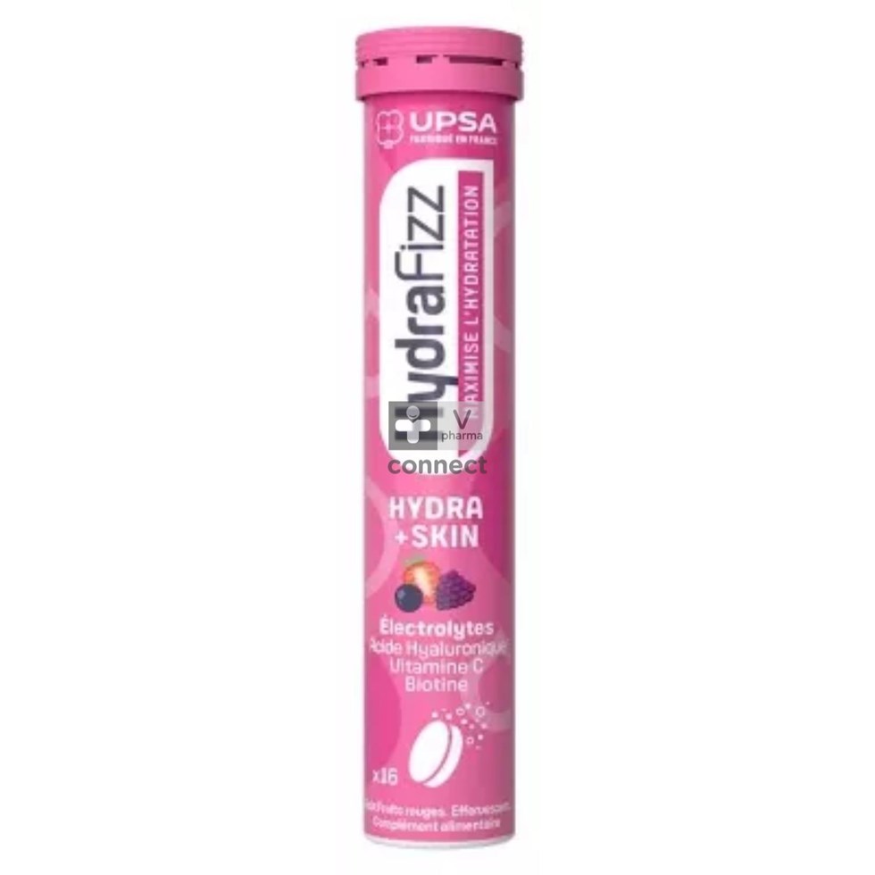 Upsa Hydrafizz Boost Hydra+Skin 16 Comprimés Effervescents