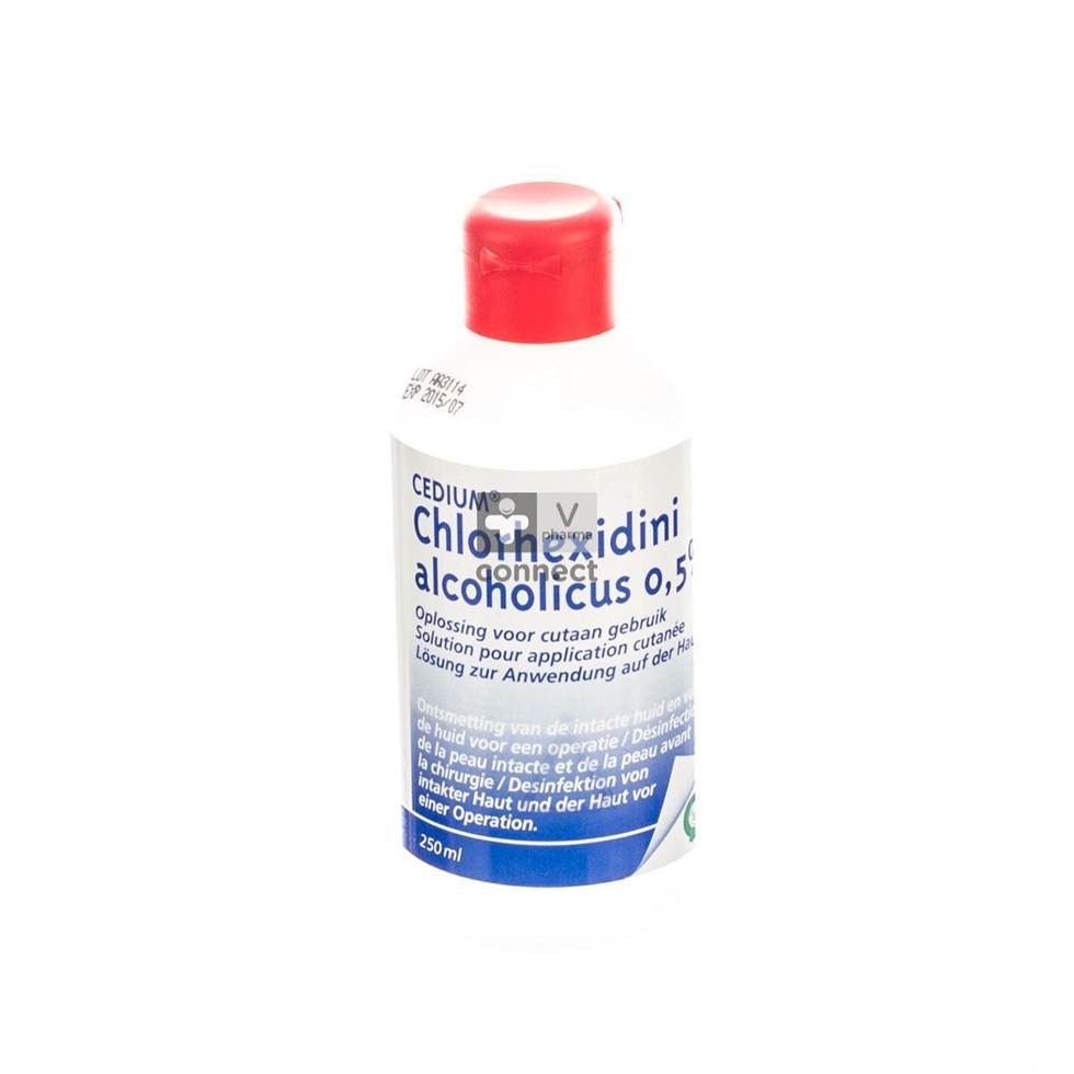 Cedium Chlorhexidini Gluc. Alc 0,5 % 250 ml