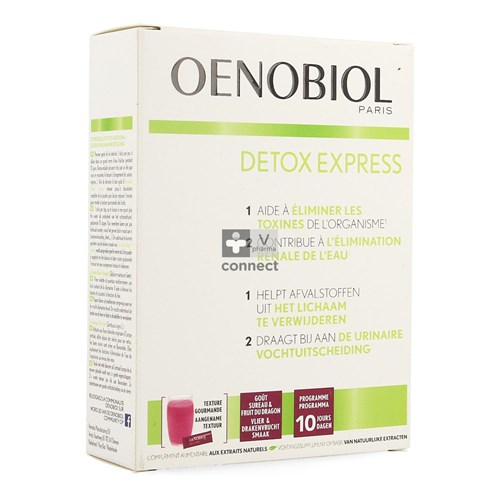 Oenobiol Detox Express Vlierbes/drakenvr. Stick 10