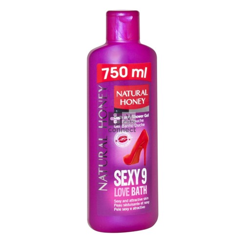 Natural Honey Gel Douche Love 750 ml