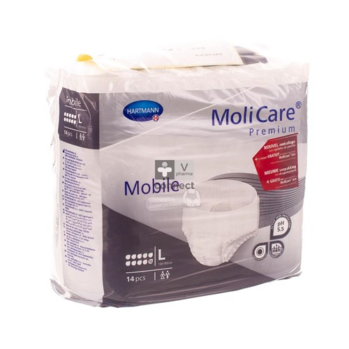 Molicare Premium Mobile 10 Drops L 14 pièces